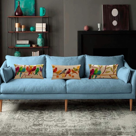 (2) Birds On A Branch Print 
Throw Pillow Covers - Picture 7 of 8